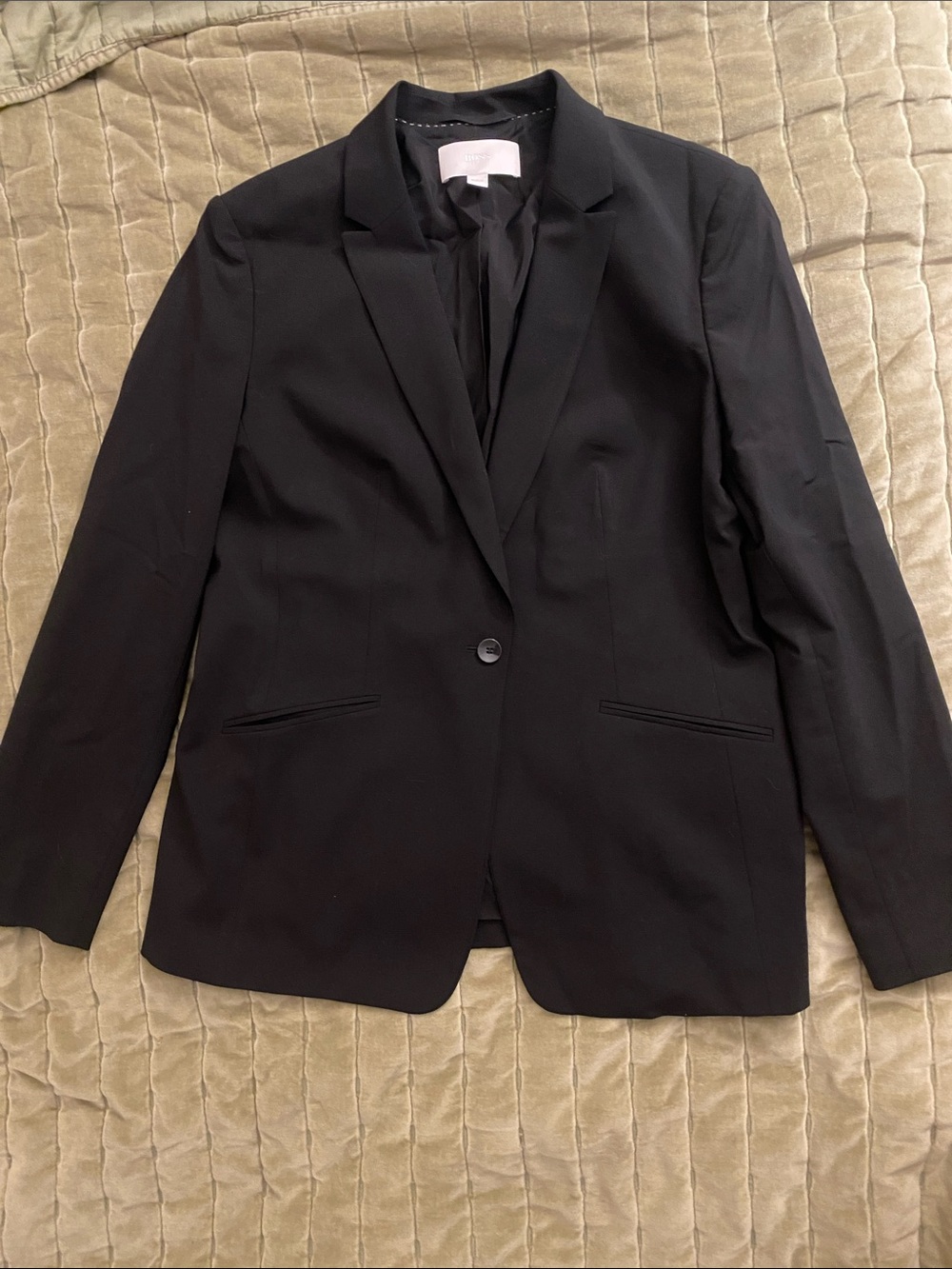 Boss Women's Black Single-Button Blazer